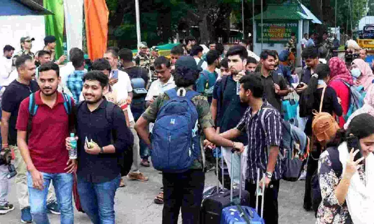 379 students enter India from violence-hit Bangladesh through Tripura border in last 2 days