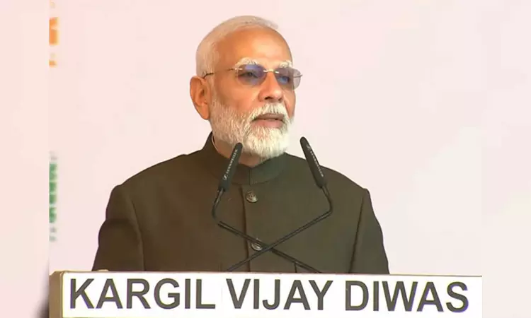 Pak has not learnt any lessons from history: PM Modi on Kargil Vijay Diwas