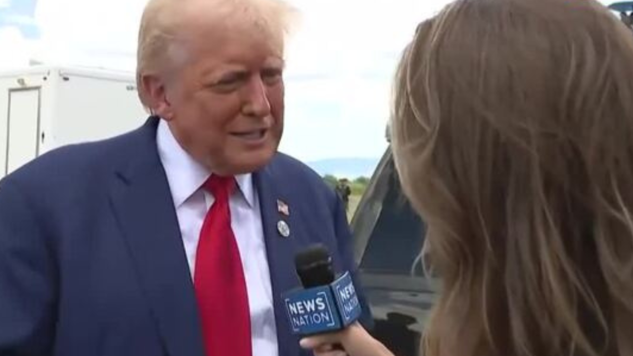 Donald Trump Cuts Interview Short, Tells Reporter 'We Are In Danger'