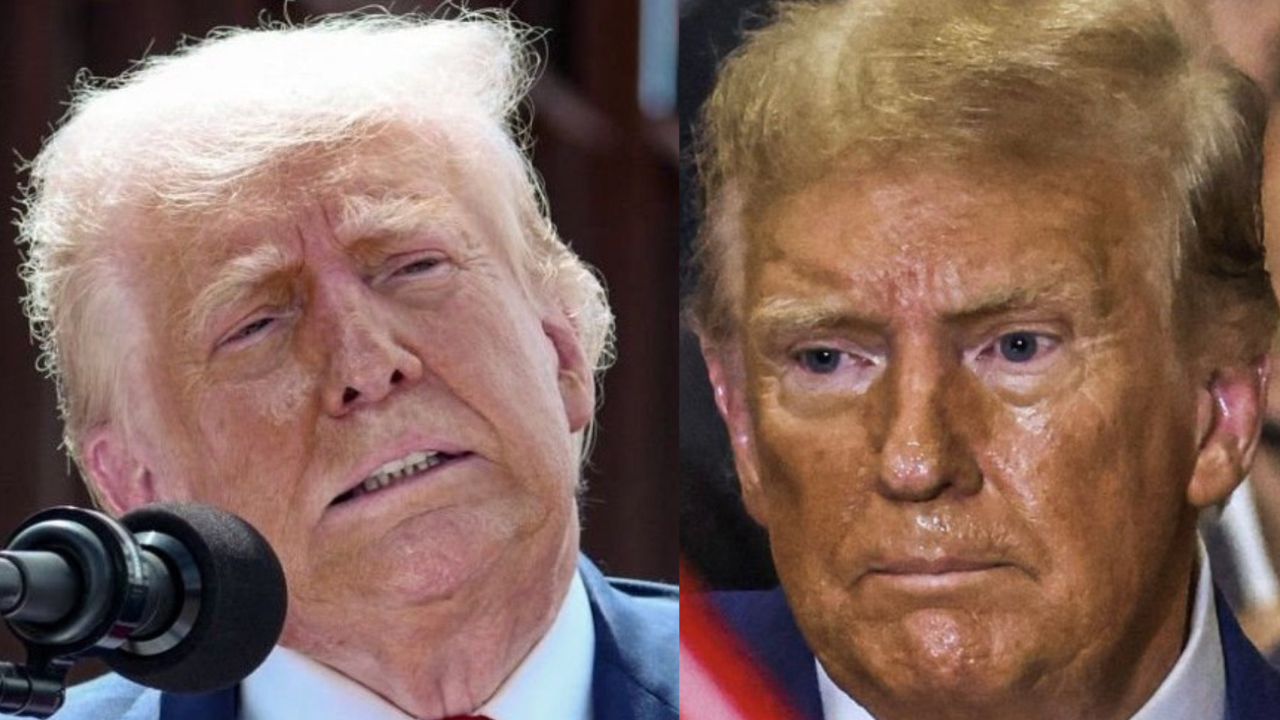 Donald Trump's 'No Make Up' Look Goes Viral: 'He Paints His Face'