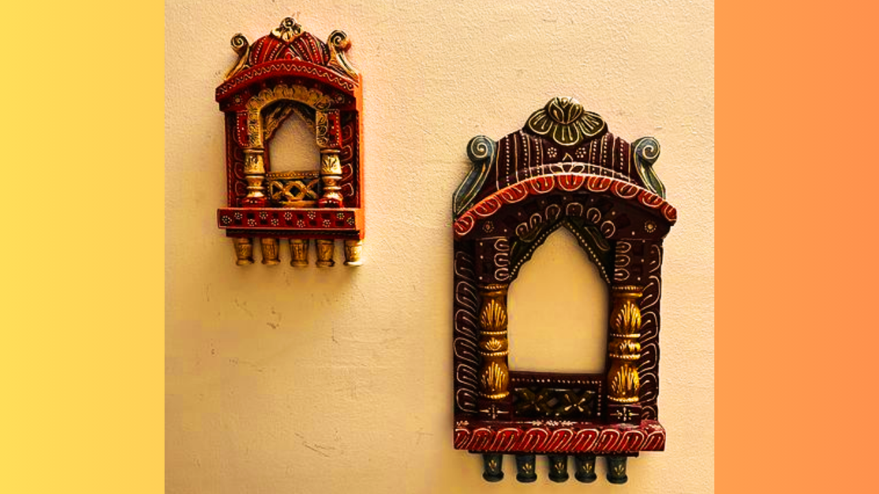 how to create indian jharoka wall decor for your living room