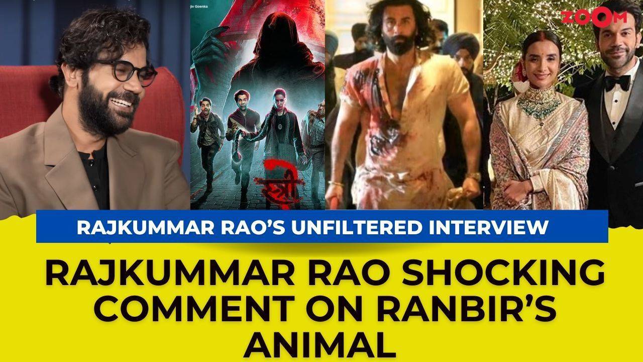 rajkummar rao talks about stree 2's success, wife patralekhaa, ranbir kapoor's animal & more