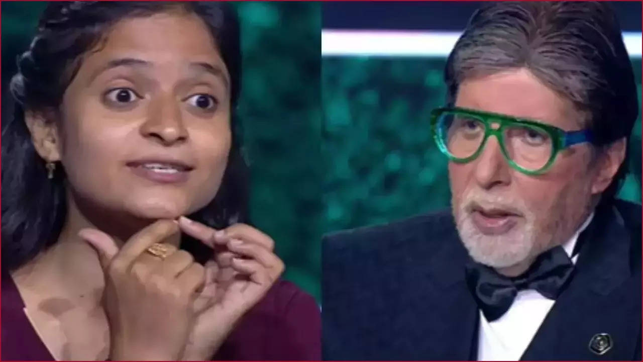 kbc 16: amitabh bachchan shocked as contestant alka singh requests to touch his beard