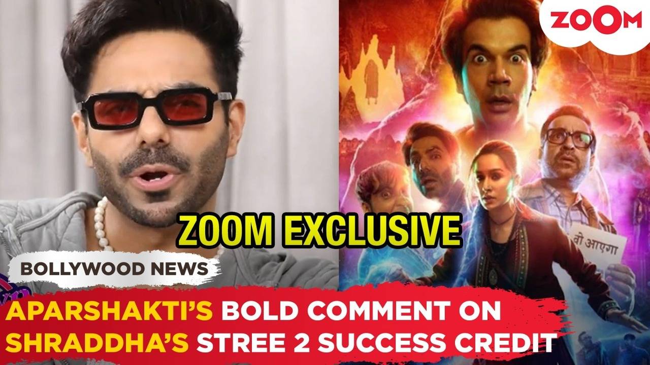 aparshakti khurana's shocking reaction to shraddha kapoor getting credit for stree 2's success