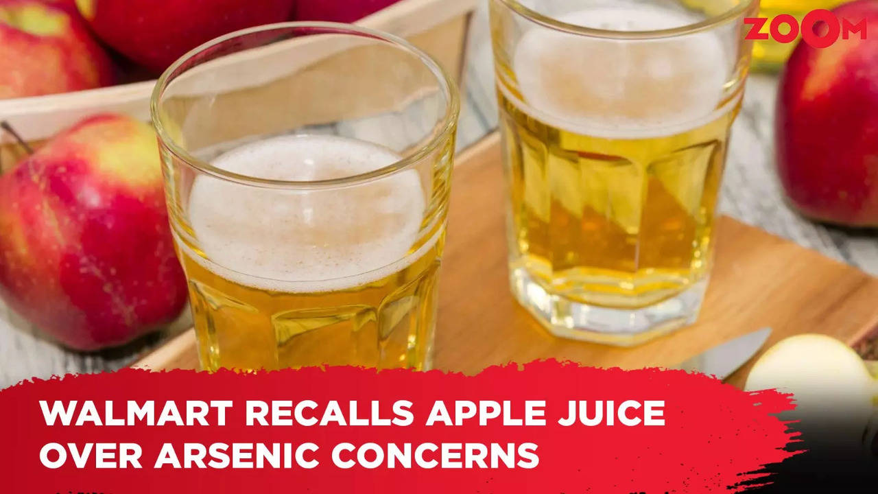 walmart recalls apple juice over arsenic concerns