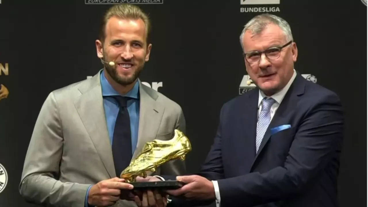 harry kane bags maiden european golden shoe for prolific 2023-24 season with bayern munich