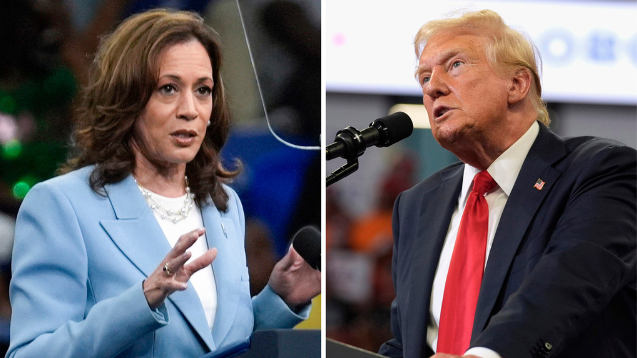 Trump Reposts Sexual Remark About Kamala Harris, Hillary Clinton: 'Funny How...'