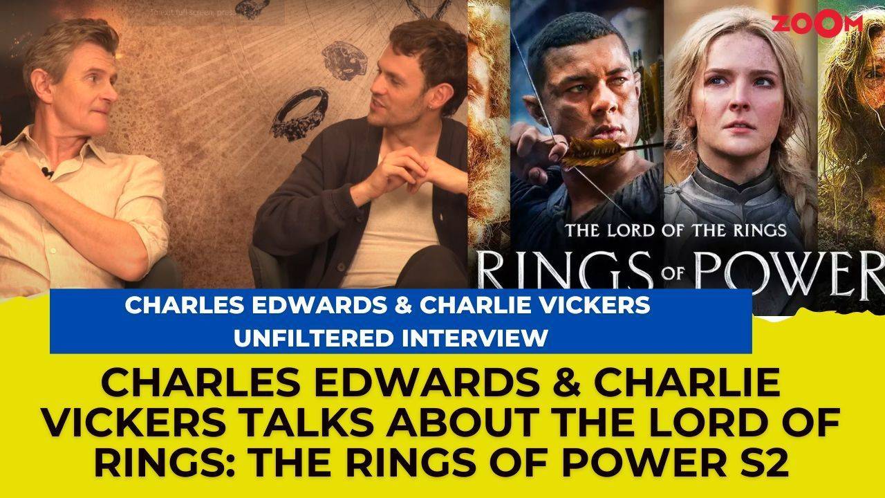 charles edwards & charlie vickers on the lord of rings: the rings of power s2;  characters & more