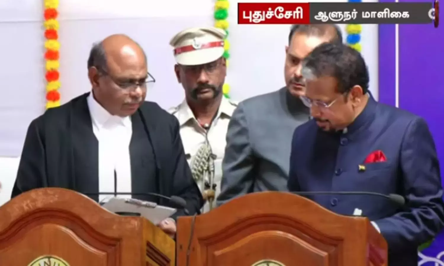 Ex-IAS officer K Kailashnathan takes oath as Lt Governor of Puducherry