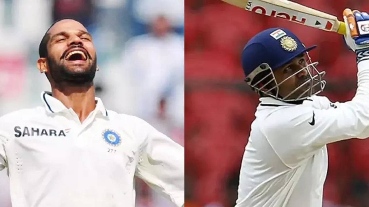 Virender Sehwag Out, Dhawan In: Former Chief Selector Reveals Story Behind Shikhar's Test Debut