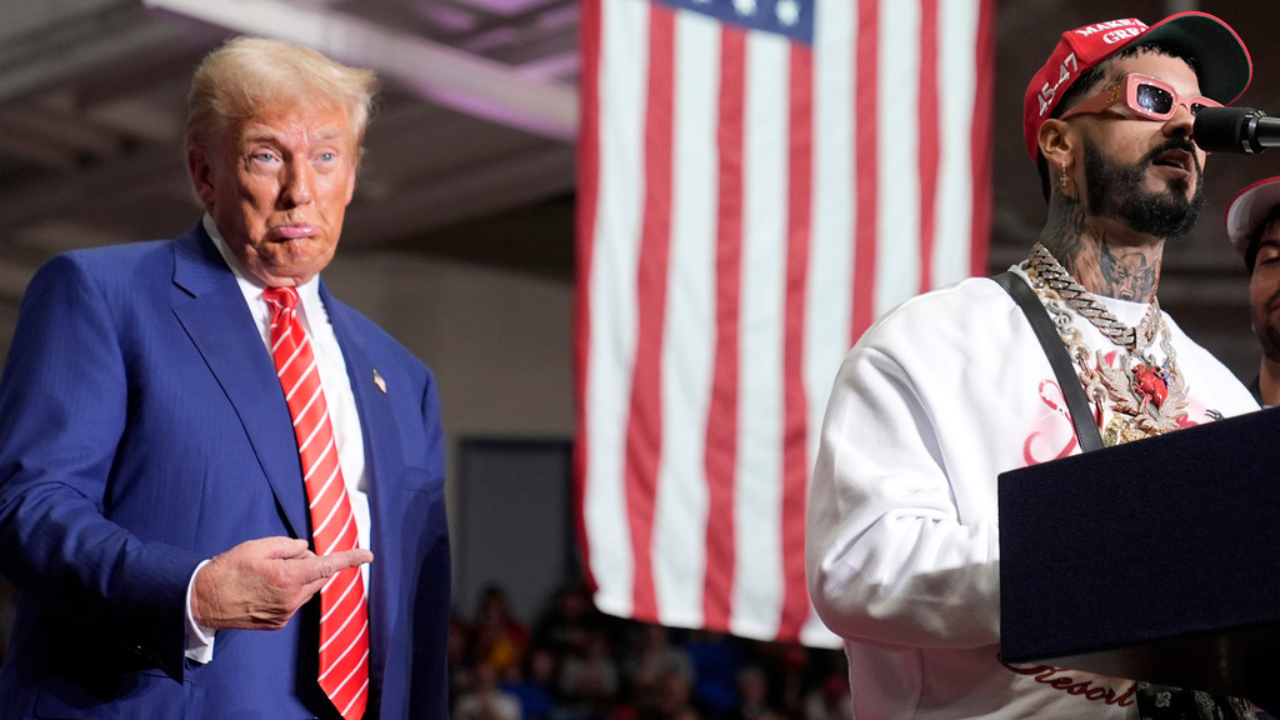 Puerto Rican Rapper Anuel AA Endorses Trump, Says 'Best President World Has Seen'