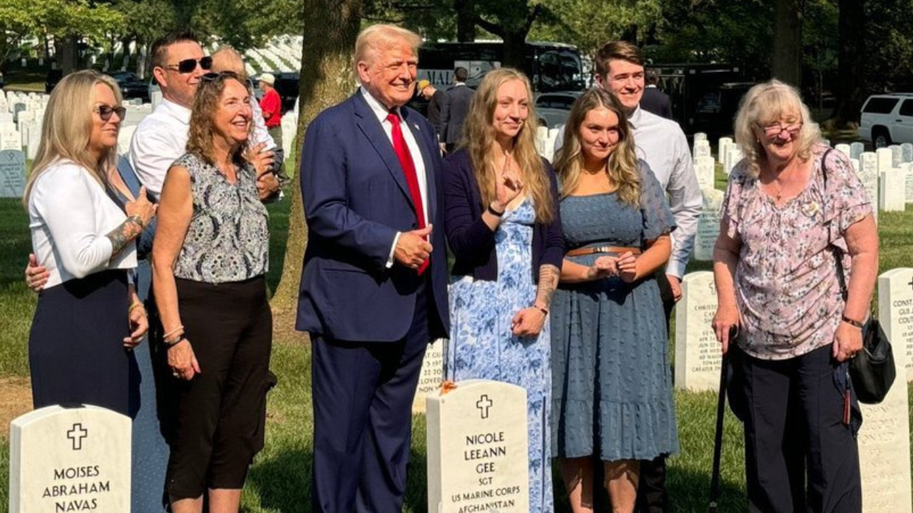 'biden-harris never contacted us': gold star families after trump's arlington visit