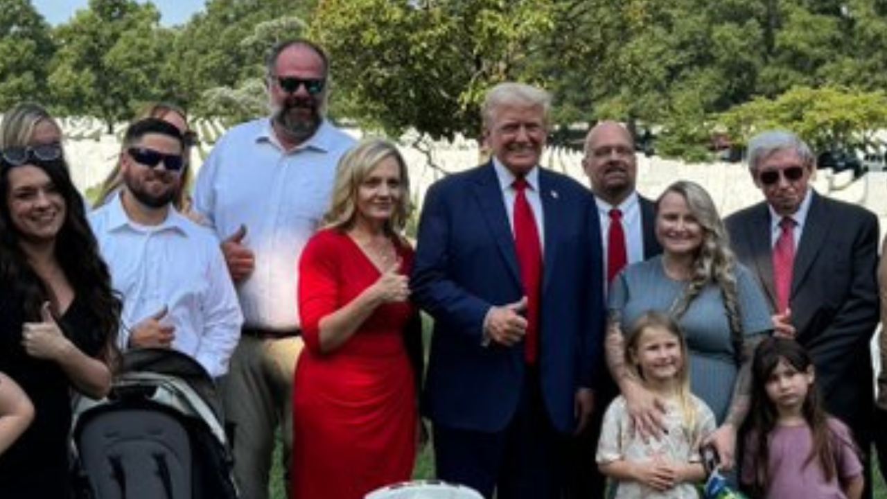 who is kelly barnett? gold star mother denies report of altercation during trump's arlington visit