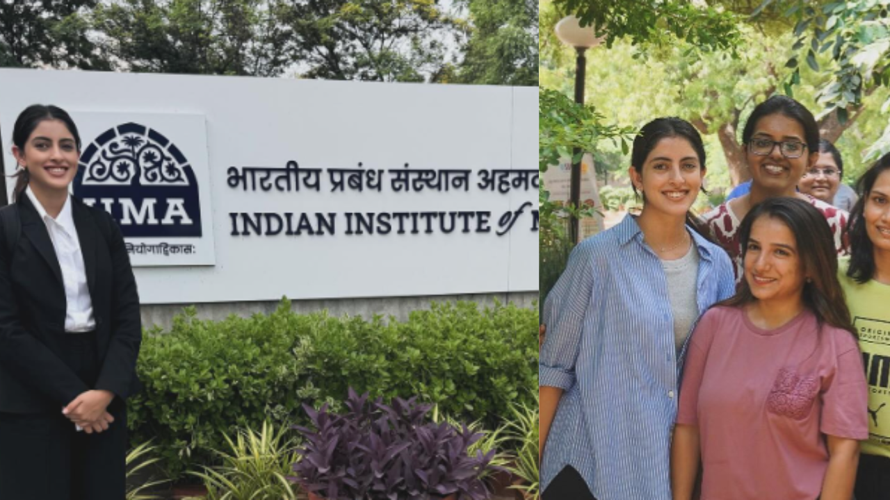 navya nanda, superstar amitabh bachchan's granddaughter gets into iim ahmedabad, check her education