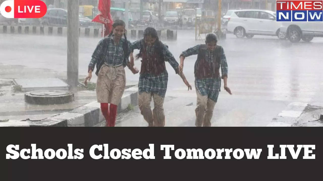 schools closed tomorrow live: schools in chennai, hyderabad likely to remain closed tomorrow as heavy rains lash cities, imd alert issue