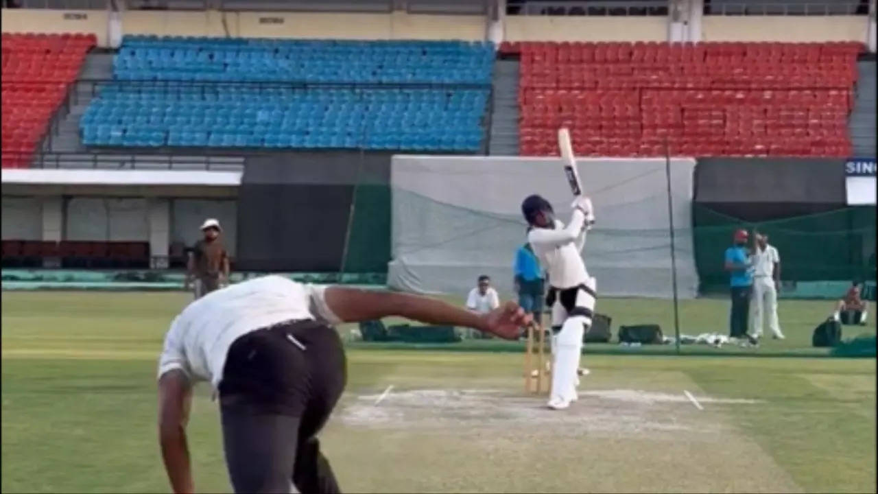 eyes on the target: shubman gill hits clean strokes in nets ahead of duleep trophy- watch