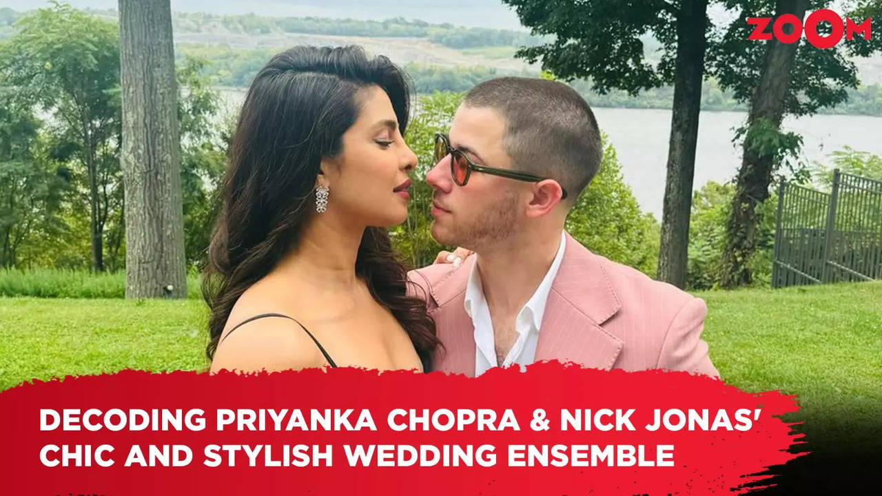 decoding priyanka chopra & nick jonas' chic and stylish wedding ensemble