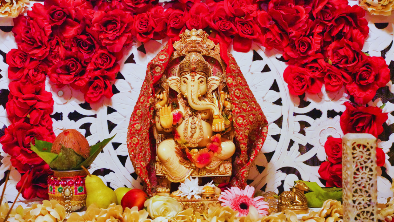 ganesh chaturthi 2024: easy eco-friendly decor ideas for welcoming ganapati bappa to home