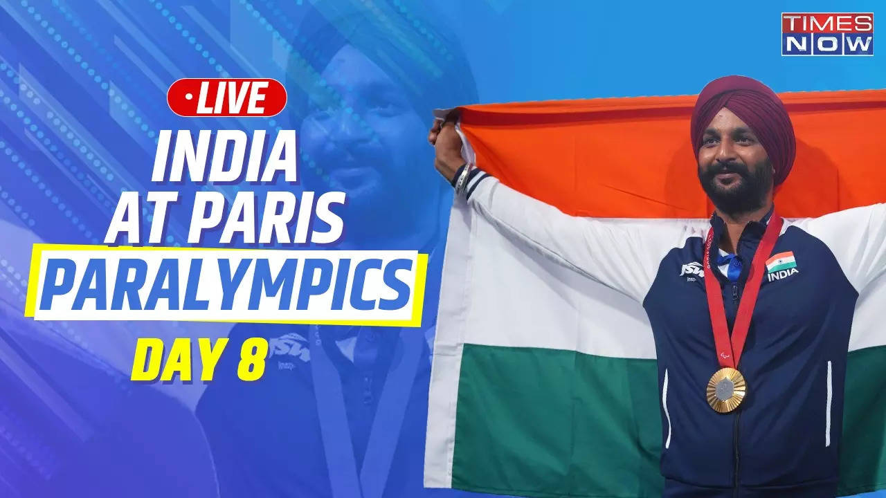 paralympics 2024 live updates india day 8 results schedule medals today harvinder singh sidhartha basu