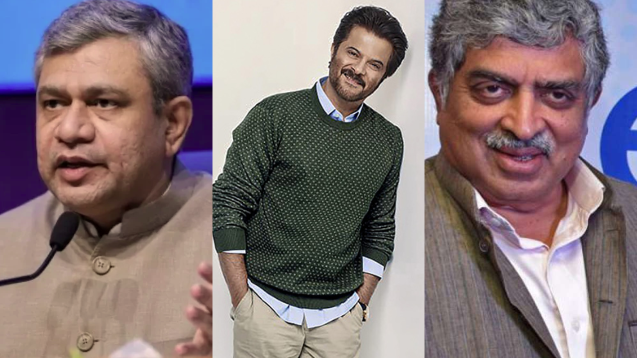 time100 ai influential personalities: ashwini vaishnaw, nandan nilekani and anil kapoor, 3 indians on the list