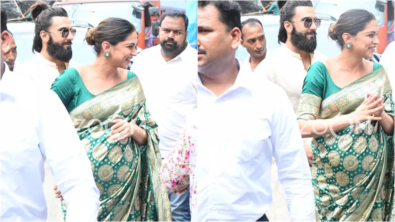 deepika padukone seeks blessings at siddhivinayak temple with husband ranveer singh ahead of baby's arrival