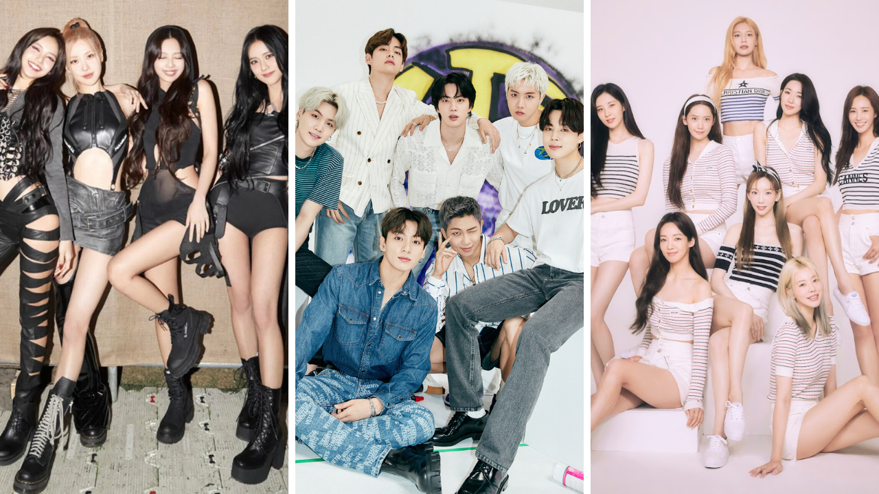 bts crowned most-loved boy group of 21st century, blackpink and girls' generation tie for most-loved girl group title