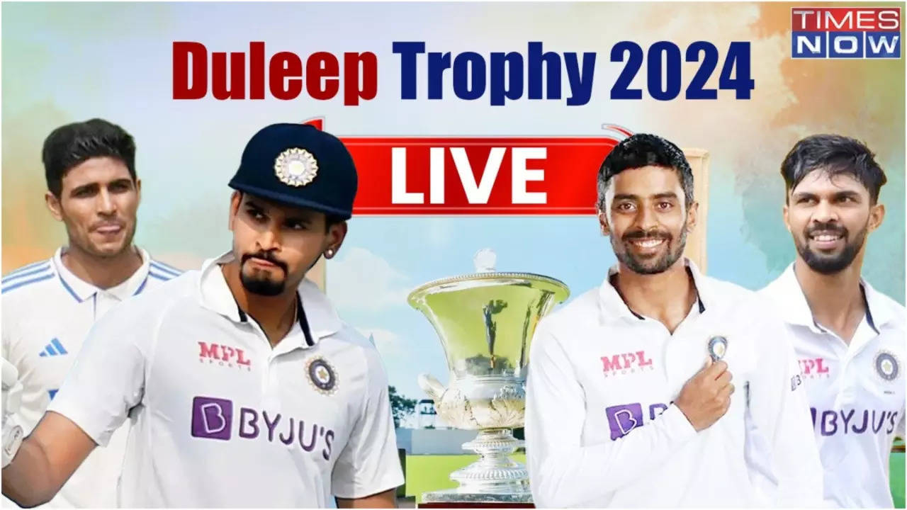 live score duleep trophy 2024 cricket updates india a vs india b india c vs india d day 3 live streaming sports 18 jio cinema kl rahul riyan parag axar patel