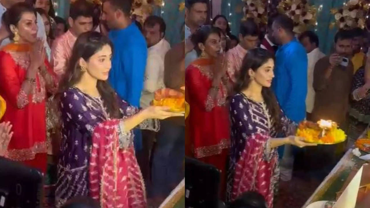 ganesh chaturthi 2024 shivangi joshi does arti on yeh rishta kya kehlata hai set along with rajan shahi and others - watch