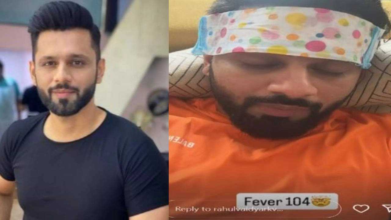 rahul vaidya down with 104 fever amid ganpati celebrations