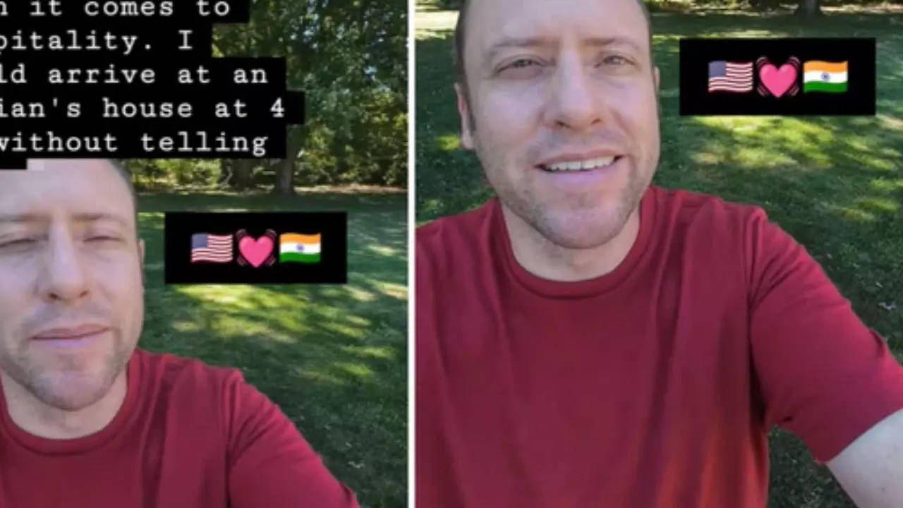 ‘too much food!’: american man praises indian hospitality after unannounced visit | video