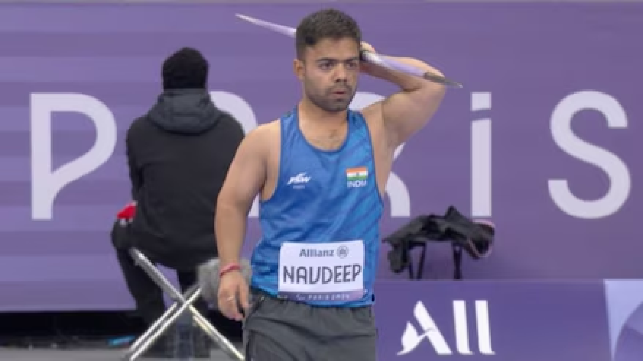 navdeep singh creates history after winning gold medal at paralympics 2024, becomes first indian to....