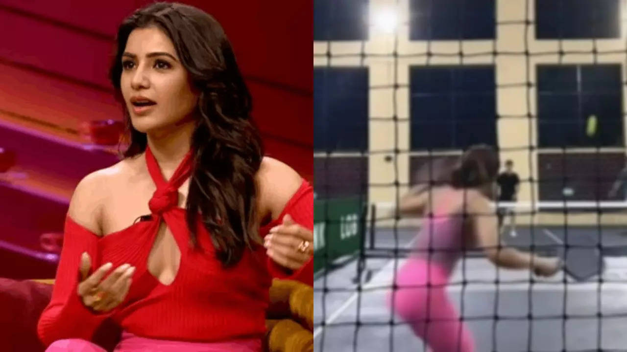 pickleball gets samantha ruth prabhu seal of approval; actress gives sneak peek to her on court rendezvous