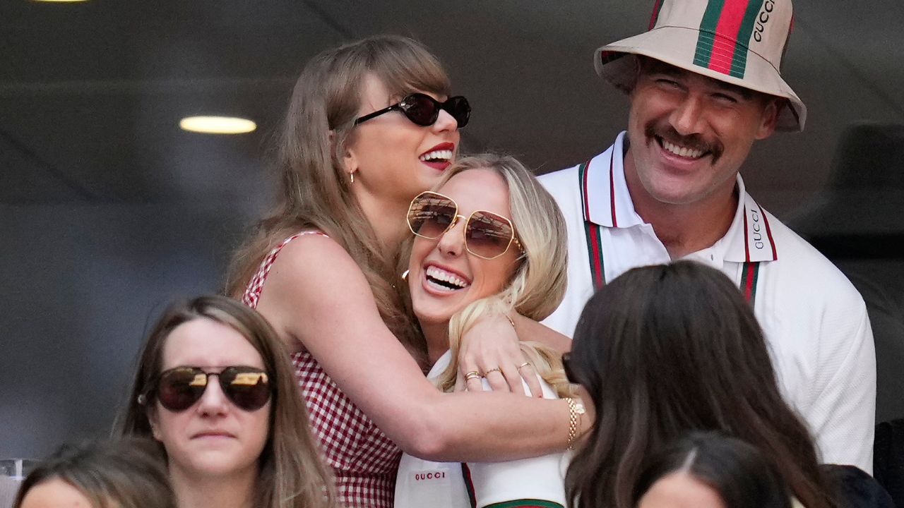 taylor swift hugs brittany mahomes at us open amid trump support saga | watch