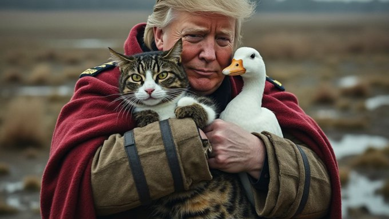 donald trump cat and duck memes surface: how did jd vance, elon musk react?