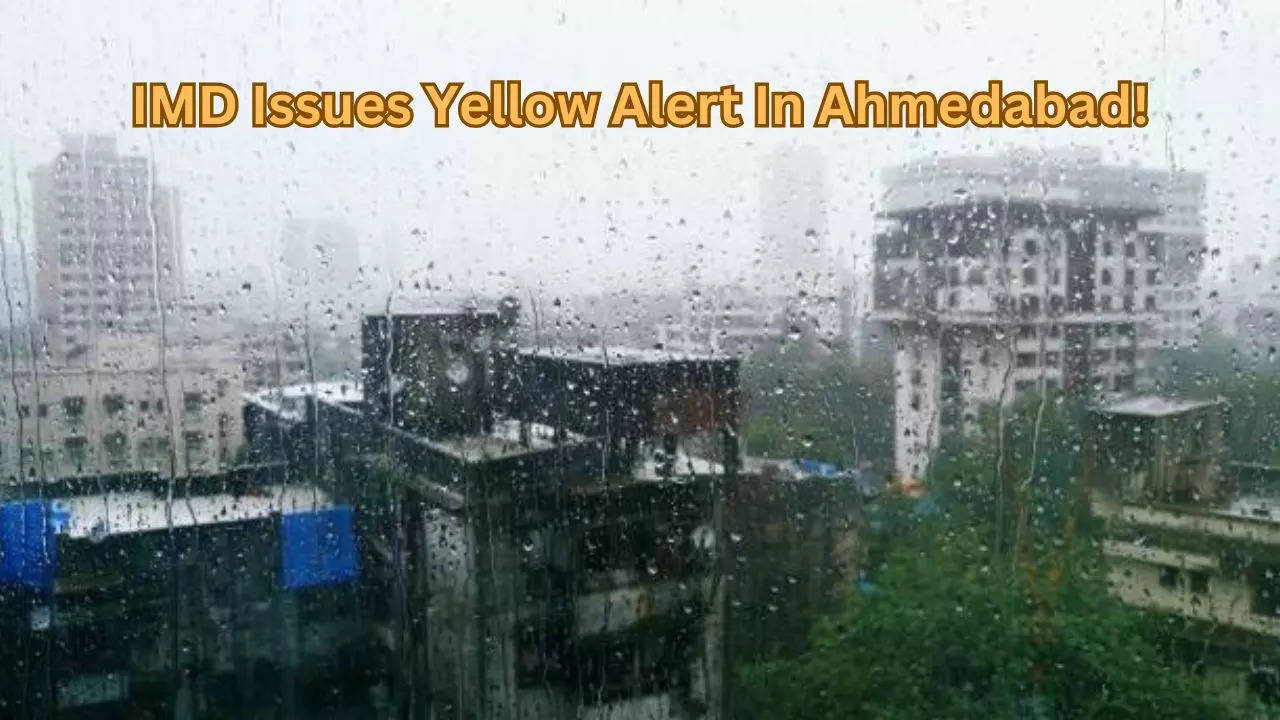 ahmedabad on yellow alert for thunderstorm amid heavy rainfall in gujarat; check imd forecast