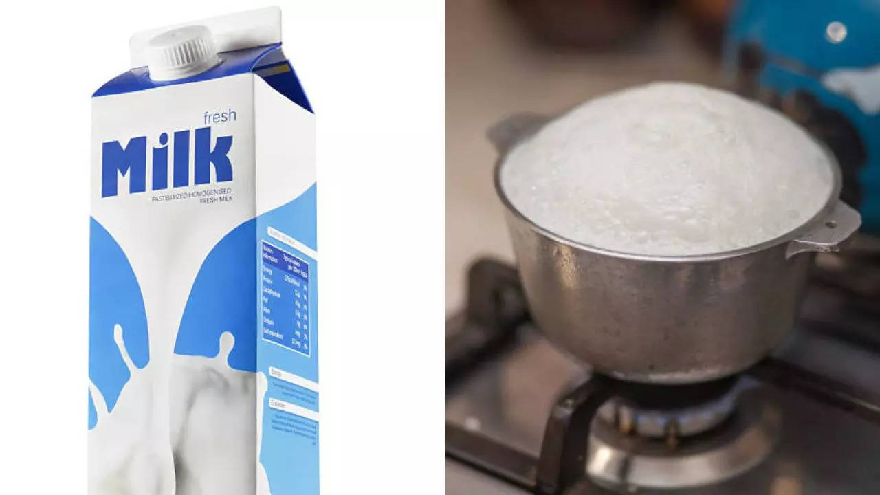 why should you not boil packaged milk?