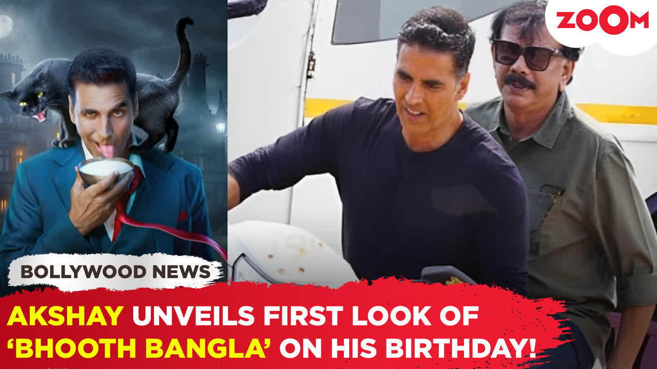 akshay kumar and priyadarshan join forces again after 14 years for 'bhooth bangla'; akshay shares first look