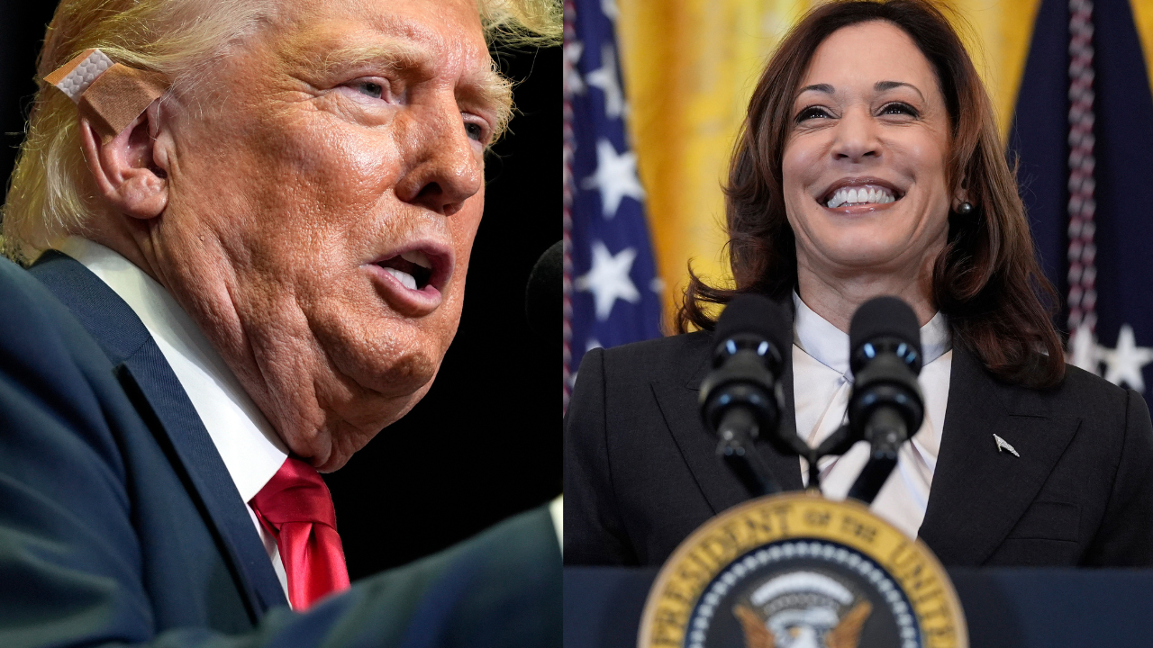 was kamala harris' mic unmuted during trump's turn at debate? internet reacts