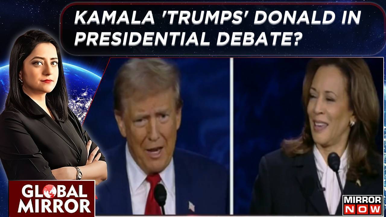 us presidential debate: kamala harris gets under trump's skin, advantage democratic? | global mirror