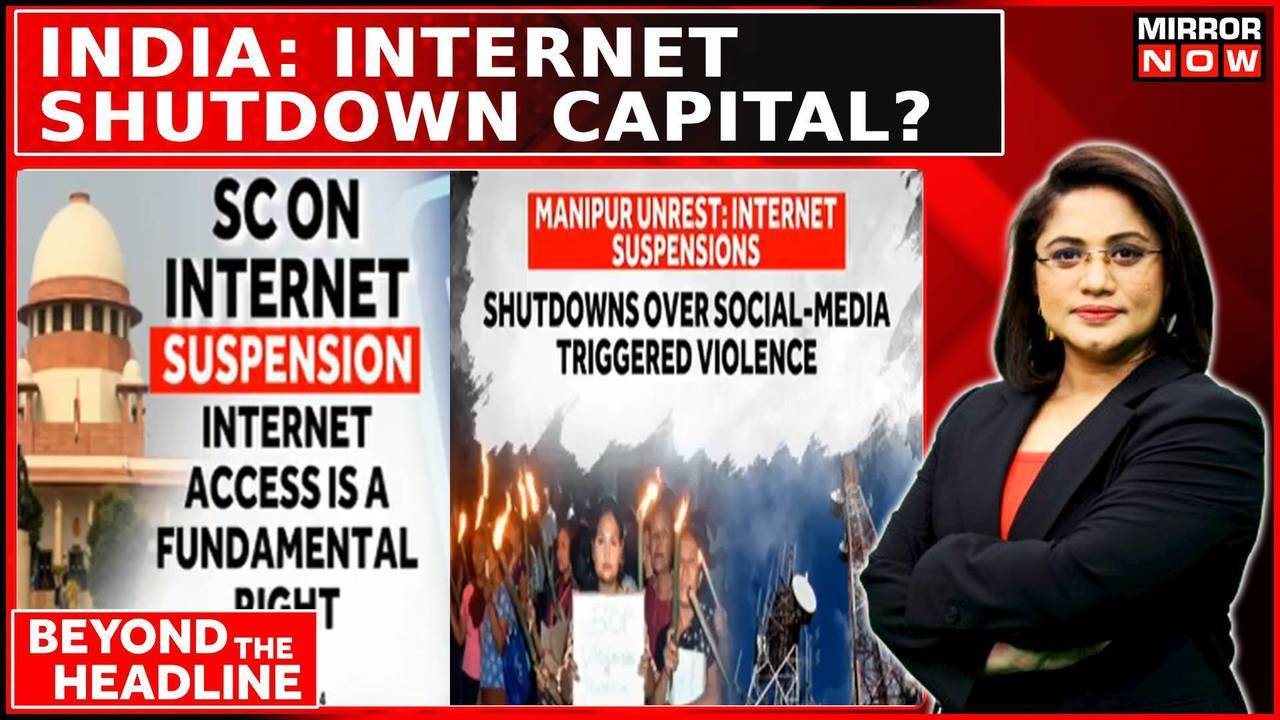 manipur's net blackout strikes again; india becoming internet shutdown capital? | beyond headline