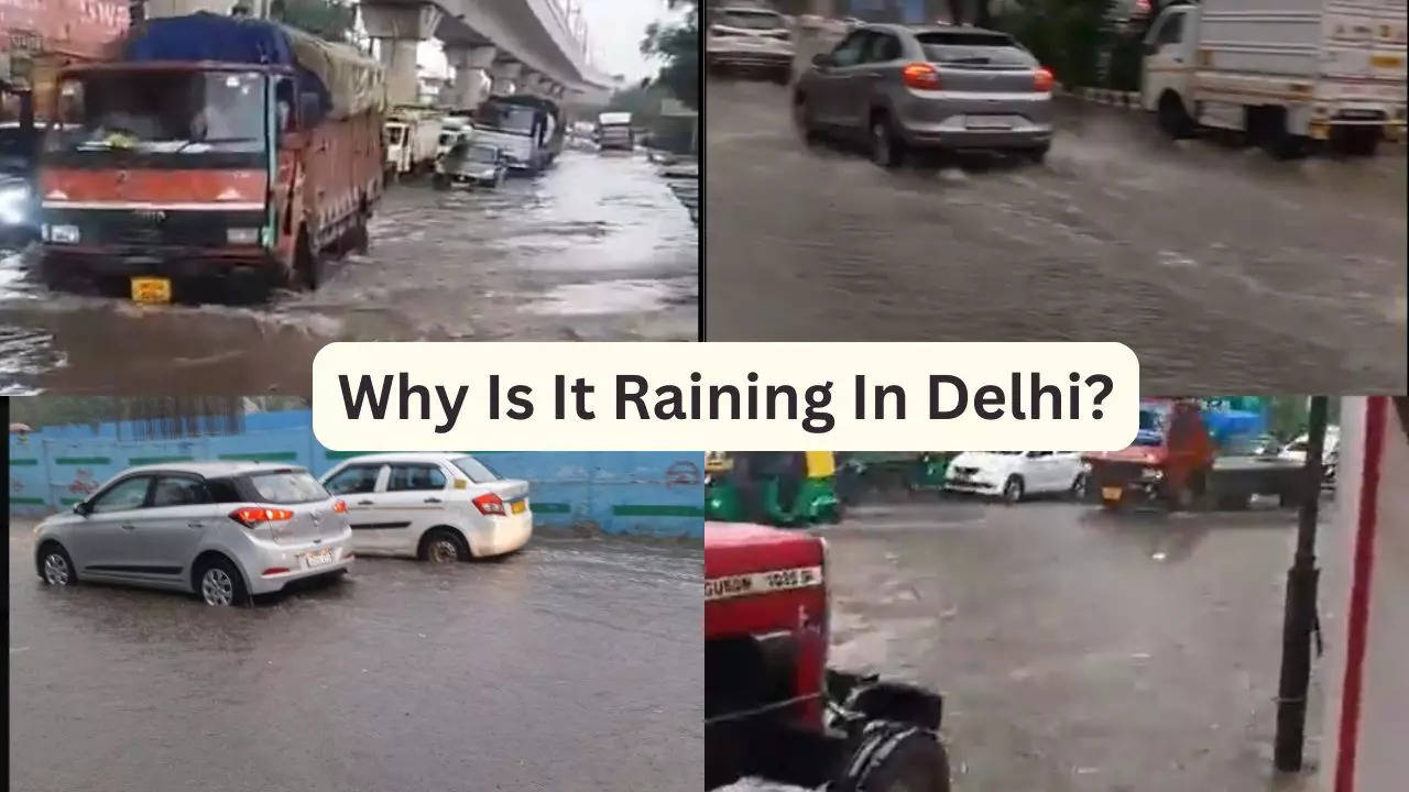 delhi rain: delhi's rainy destiny: why is national capital receiving so much rainfall?