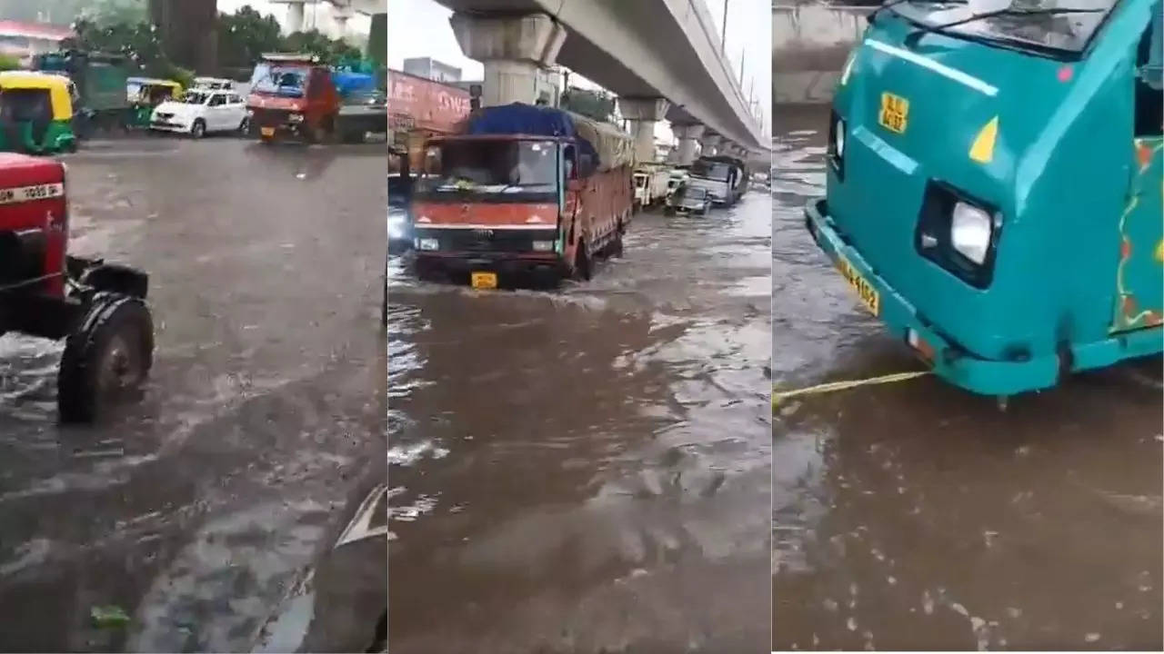 going towards mundka, dhaula kuan? check these traffic diversions amid waterlogging in city