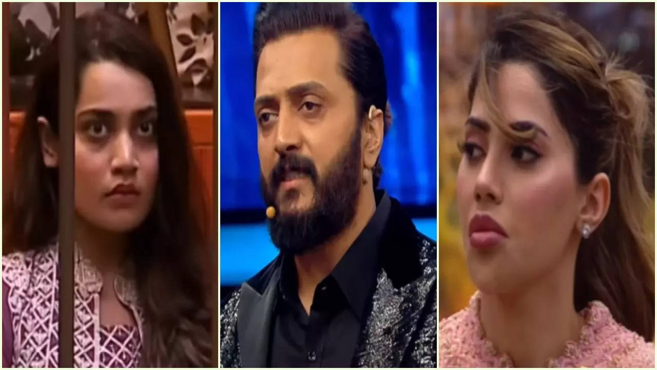 bigg boss marathi 5 riteish deshmukh says aarya jadhao intentionally slapped nikki tamboli asks makers to announce their decision