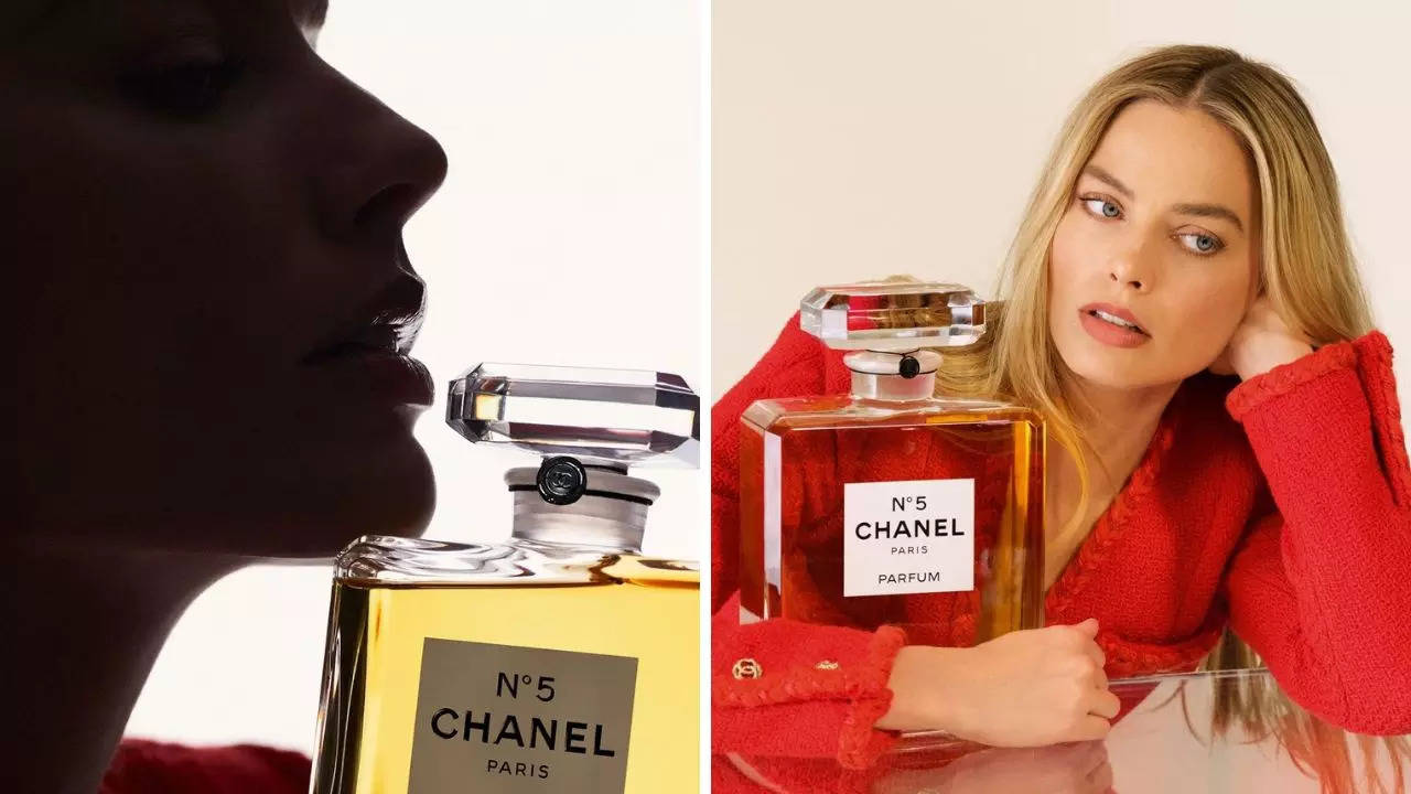 margot robbie chosen as the face of iconic chanel n°5 perfume