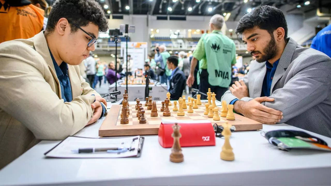 indian men crush azerbaijan, women smell win against kazakhstan at chess olympiad