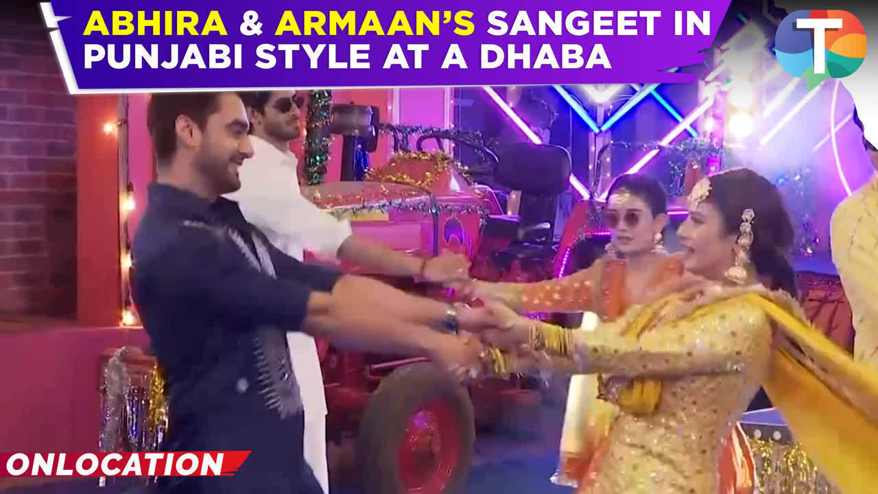 yeh rishta kya kehlata hai update: armaan and abhira dance at their sangeet in a dhaba!