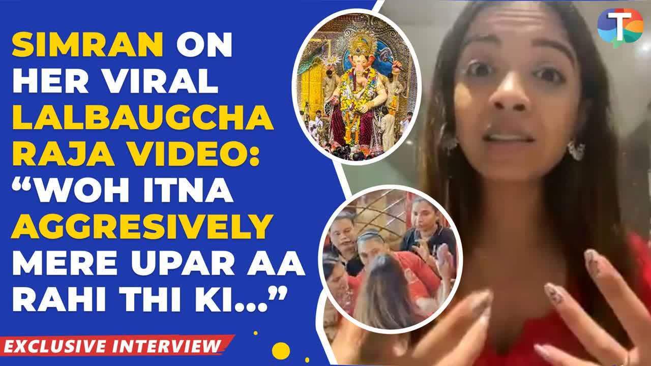 simran budharup’s first reaction on her viral lalbaugcha raja video: “mere mooh pe ek chapat tha”