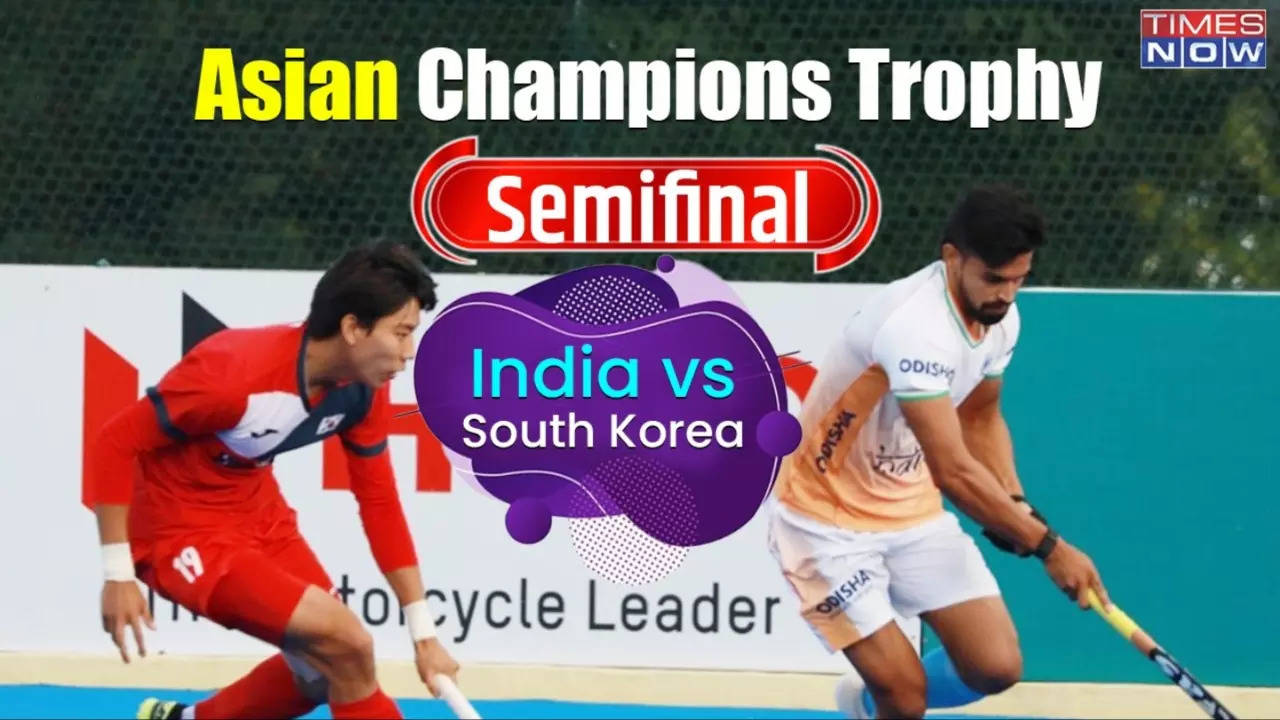 india vs south korea semifinal live score updates asian champions trophy 2024 ind vs kor today hockey match score harmanpreet abhishek sukhjeet