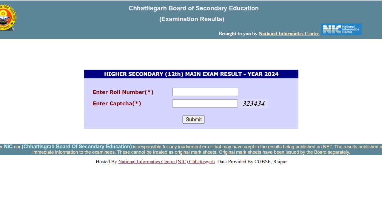 cg board supplementary result 2024: cgbse releases class 12 supplementary result at cgbse.nic.in, direct link here