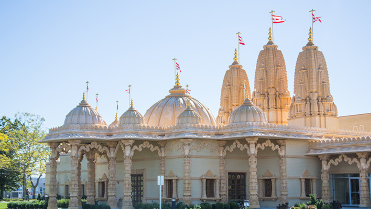 baps swaminarayan temple in new york vandalised ahead of pm modi's visit to us